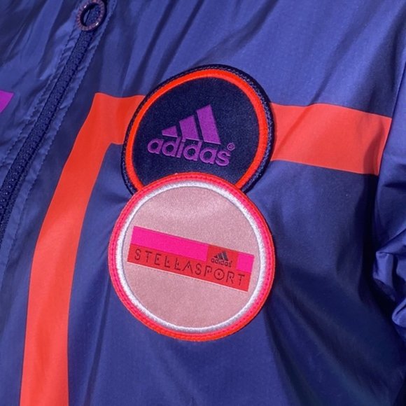 Adidas Stella Sport Stella McCartney Padded Graffiti Bomber Jacket - Picture 6 of 11